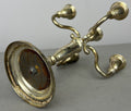 Pair of Candelabras Vintage French Style Metal Five Arm Candle Holders LOT 6484
