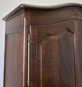Wardrobe Antique French Louis XVI Style Oak Two Door Carved Armoire LOT 6466
