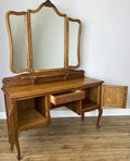 Dressing Table with Mirror Vintage French Louis Vanity Table Makeup LOT 634113