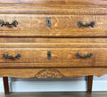 Secretaire Writing Desk Vintage French Louis Oak Rare Bureaux Cabinet LOT 63197