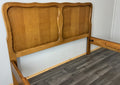 Bed Vintage French Louis XVI Single Bed Frame Carved Headboard LOT 470310