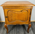 Pair of Bedside Tables Vintage French Louis XVI Oak Carved Cabinets LOT 26102