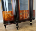 Cabinet Vintage French Style Empire Display Cabinet Marble Top Glass LOT 49777