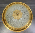 Vintage Plafonnier Crystal Ceiling Light Vintage Flush Mount Lamp Lot 4040