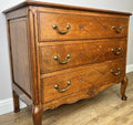 Chest of Drawers Vintage French Louis Oak 3 Drawers Carved Cabinet LOT 62613