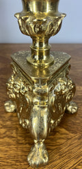 Candelabras Vintage French Style Pair Ornate Brass 52 cm Candlesticks LOT 46597