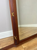 Mirror Antique French Walnut Wall Mirror Carved Decorative Frame LOT 61386