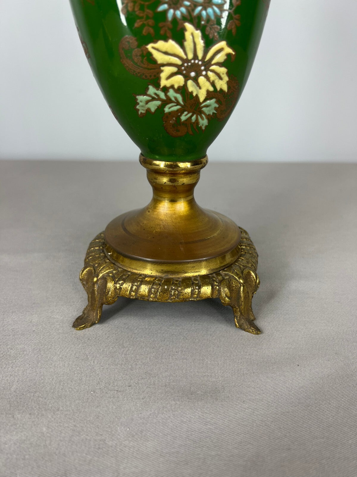 Mantel Clock Set Antique French Garniture Porcelain Bronze Candelabras LOT 362020