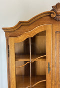 Bookcase Vintage French Louis XVI Oak Display Cabinet Carved Sideboard LOT 45762
