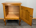Pair of Bedside Tables Vintage French Louis Oak Nightstands Cabinets LOT 35177
