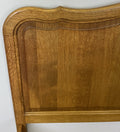 Bed Vintage French Louis Style Oak Double Bed Frame Carved Headboard LOT 63886
