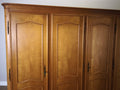 Wardrobe Vintage French Louis XVI Style Five Door Carved Armoire LOT 60092