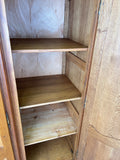 Wardrobe Vintage French Louis XVI Style Oak Four Door Carved Armoire LOT 610414