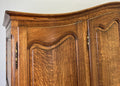 Wardrobe Vintage French Louis XVI Style Oak Four Door Carved Armoire LOT 61053