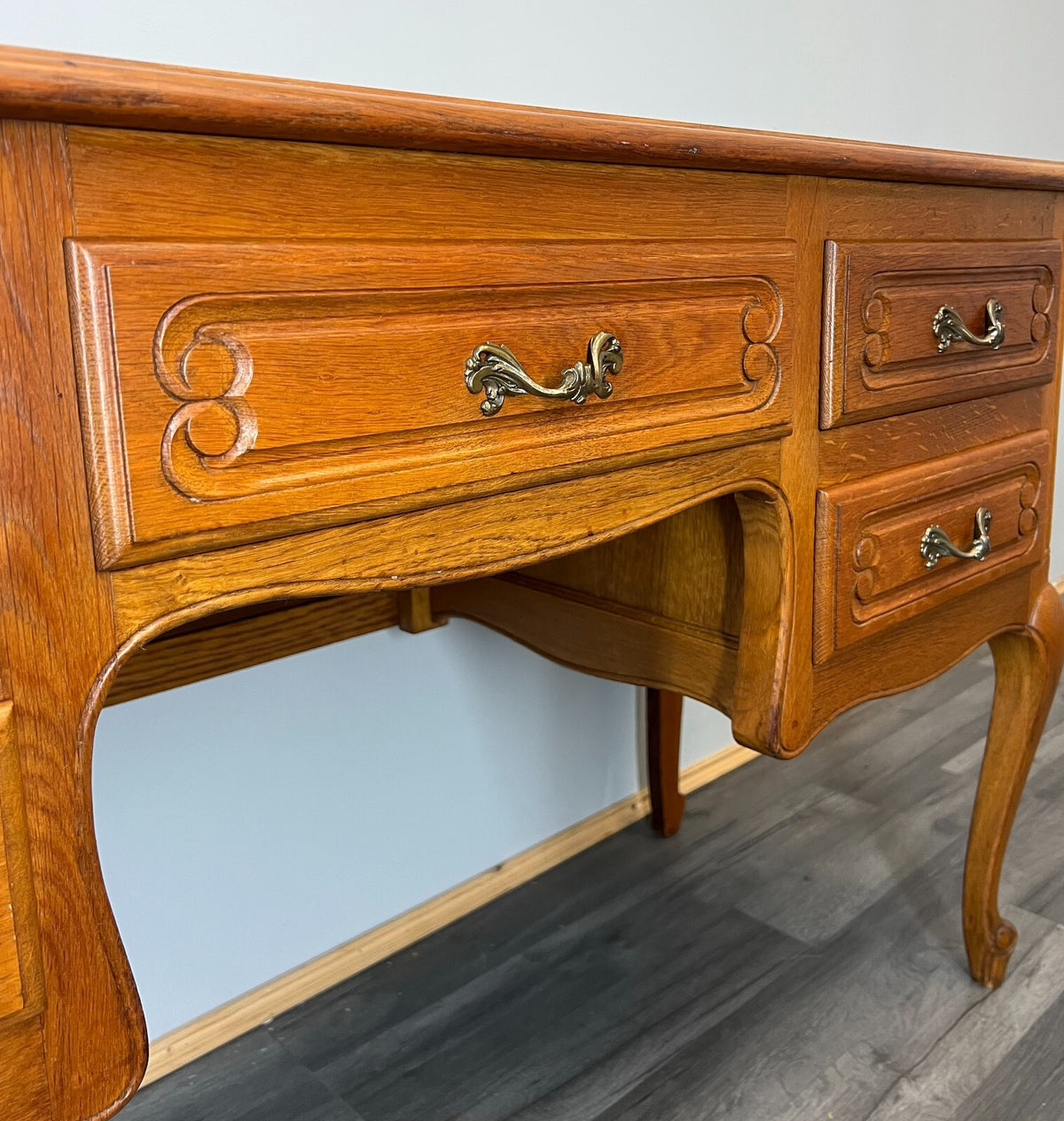 Sideboard Vintage French Louis XIV Style 5 Drawers Storage Unit Cabinet LOT 35696