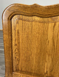 Bed Vintage French Louis XVI Single Bed Frame Oak Carved Headboard LOT 45975