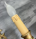 Pair of Wall Lights Vintage French Double Arm Ornate Rococo Sconces LOT 441011