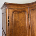 Wardrobe Vintage French Louis XVI Style Four Door Oak Carved Armoire LOT 60803