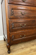 Chest of Drawers Vintage French Louis Oak 4 Drawers Carved Cabinet LOT 6527