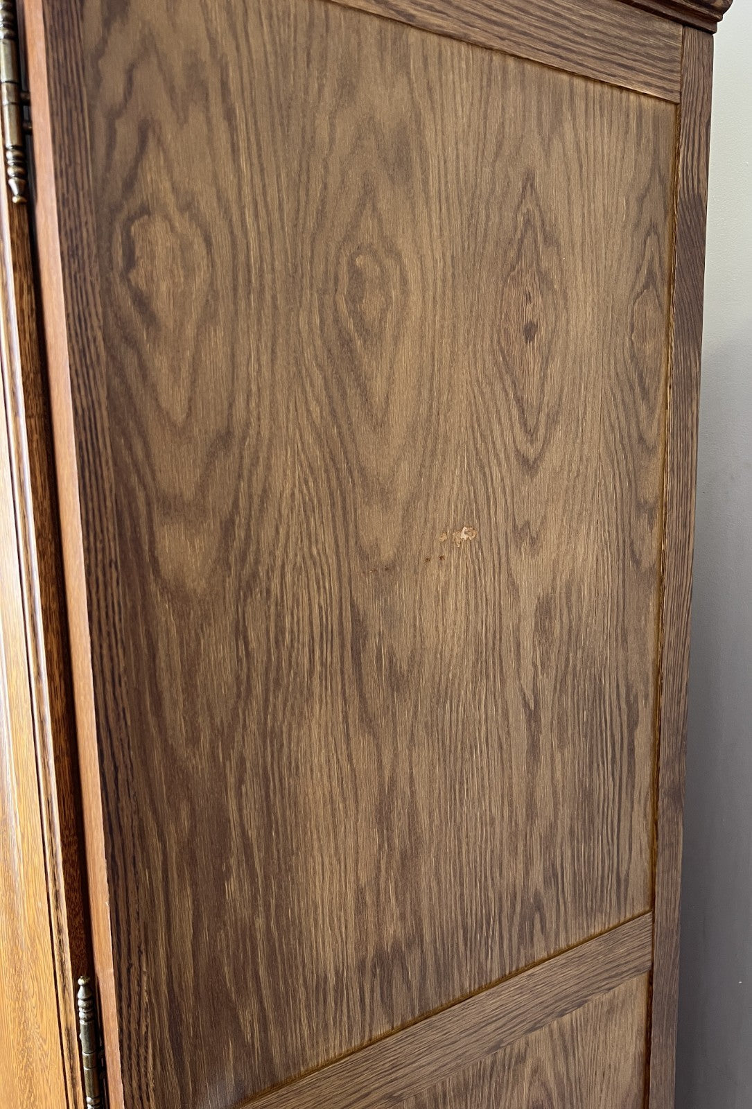 Wardrobe Vintage French Style Four Door Carved Armoire Cabinet LOT 61199