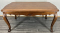 Dining Table Vintage French Carved Oak Solid Dining Table LOT 47530