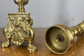 Candelabras Vintage French Style Pair Ornate Brass 52 cm Candlesticks LOT 465912