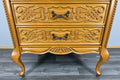 Chest of Drawers Vintage French Louis XVI 3 Drawers Ornate Cabinet LOT 44323