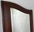 Mirror Antique French Style Oak Carved Wardrobe Mirror Shaped Frame LOT 61921