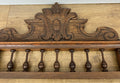 Pediment Antique French Style Oak Hand Carved Decorative Crest LOT 61752