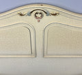 Bed Vintage French Shabby Chic Single Bed Frame Carved Headboard LOT 459610