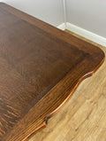 Dining Table Vintage French Louis XVI Carved Oak Extendable Table LOT 635413