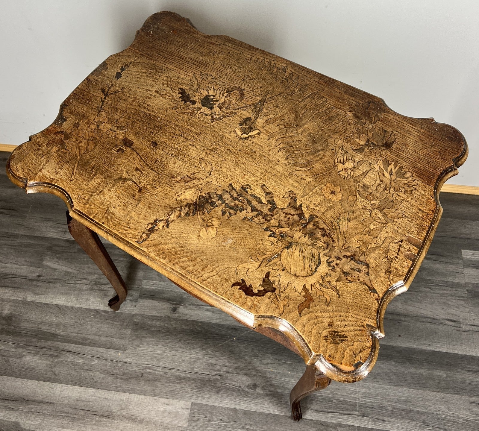 Cabinet Vintage French Louis XVI Style Oak Sideboard Carved Cupboard LOT 429010