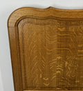 Bed Vintage French Louis XVI Double Bed Frame Oak Carved Headboard LOT 14628