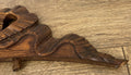 Pediment Antique French Style Oak Hand Carved Decorative Crest LOT 61723