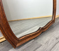 Vintage French Style Carved Oak Wall Mirror Ornate Wall Frame LOT 45424