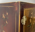Cabinet Vintage Chinese Hand Painted Floral Bird Lacquer Sideboard LOT 439613