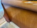 Bed Vintage French Style Sleigh Double Bed Frame Carved Headboard LOT 641113
