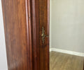 Wardrobe Antique French Style Walnut Mirrored Carved Armoire Cabinet LOT 61598