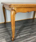 Dining Table Vintage French Louis XVI Carved Oak Extendable Table LOT 45817