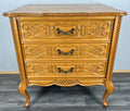 Chest of Drawers Vintage French Louis XVI 3 Drawers Ornate Cabinet LOT 44321