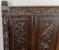 Monks Bench Antique French Style Oak Storage Hall Seat Coffee Bench LOT 62986