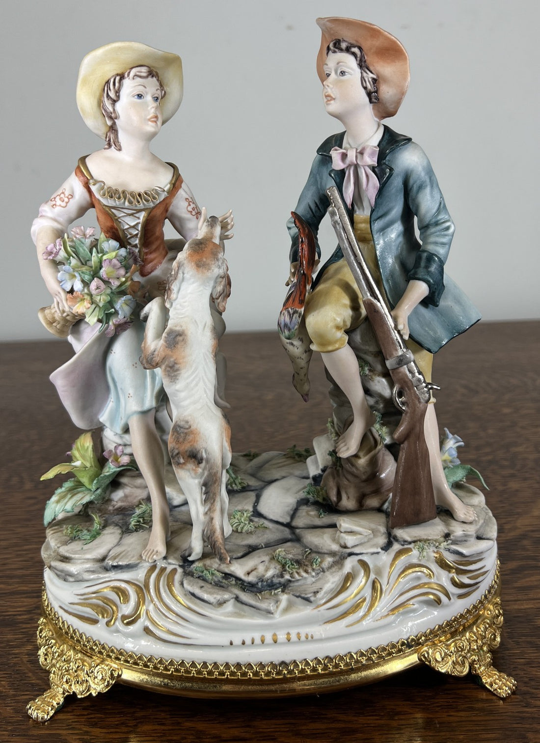 Figurines Vintage Style Italian Handmade Porcelain Capodimonte LOT 47610