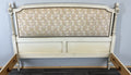 Bed King Size Vintage French Shabby Chic  Bed Frame Carved Headboard LOT 45847