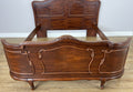 Bed Vintage French Louis XVI King Size Bed Frame Carved Headboard LOT 64031