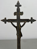 Crucifix Vintage French Style Religious Cross Standing Ornament LOT 64429