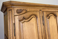 Wardrobe Vintage French Style Oak Four Door Carved Armoire Cabinet LOT 61163