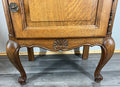 Pair of Bedside Tables Vintage French Louis XVI Oak Carved Cabinets LOT 44066