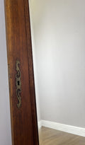 Mirror Antique French Style Wall Mirror Oak Carved Decorative Frame LOT 61954