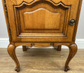 Pair of Bedside Tables Vintage French Louis Oak Nightstands Cabinets LOT 63066