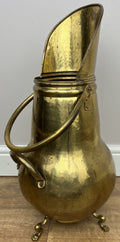 Umbrella Stand Vintage Style Brass Hall Stick Holder Lion Paw Feet LOT 602113